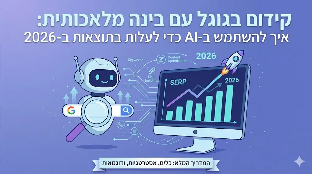 המדריך המלא לקידום בגוגל עם בינה מלאכותית