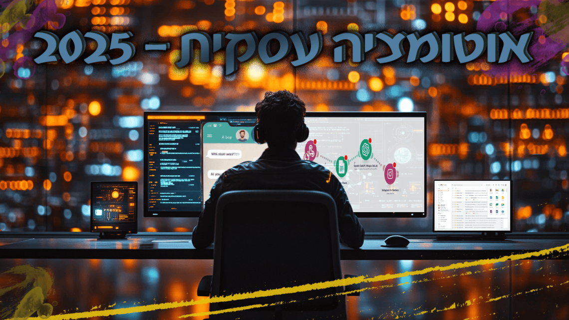 אוטומציה-עסקית אוטומציה עסקית 2025 המדריך המלא